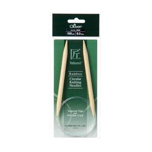 Clover Bamboo Circular Knitting Takumi 100cm - 8mm