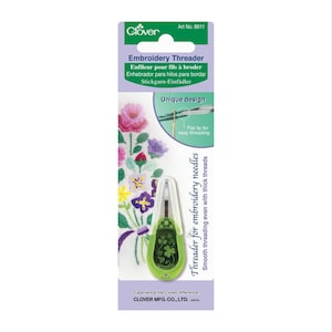Clover Embroidery Threader – Flat Tip