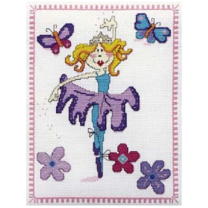 DMC Ballerina Cross Stitch Kit – 21 x 29cm