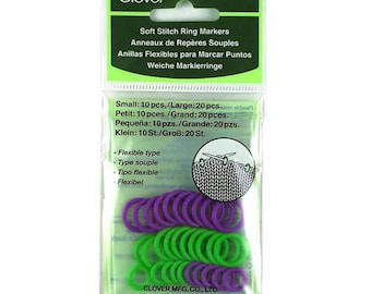 Clover Soft Stitch Ring Markers