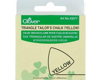 Clover Triangle Tailor Chalk - Yellow