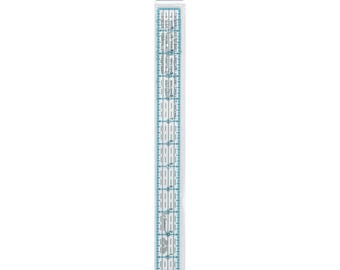 バーチキルト定規 標準サイズ 1インチ x 12インチ