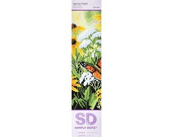 Diamond Dotz Spring Flight 35 cm x 25 cm. Ideal para principiantes.