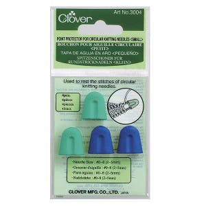 Protector de punta Clover para agujas circulares