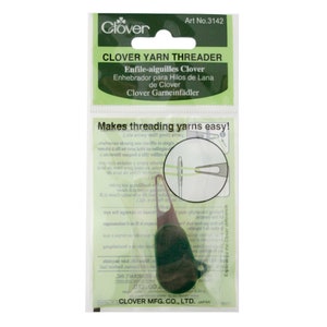 Clover 3142 Yarn Threader,Dark green
