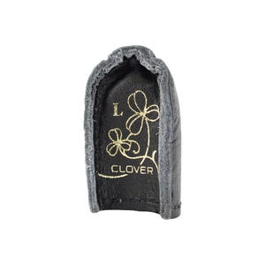 Clover Natural Fit Leather Thimble - Large & Small (Black)
