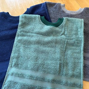 Adult Crew Neck Pull Over Bib | 100% Cotton Bib