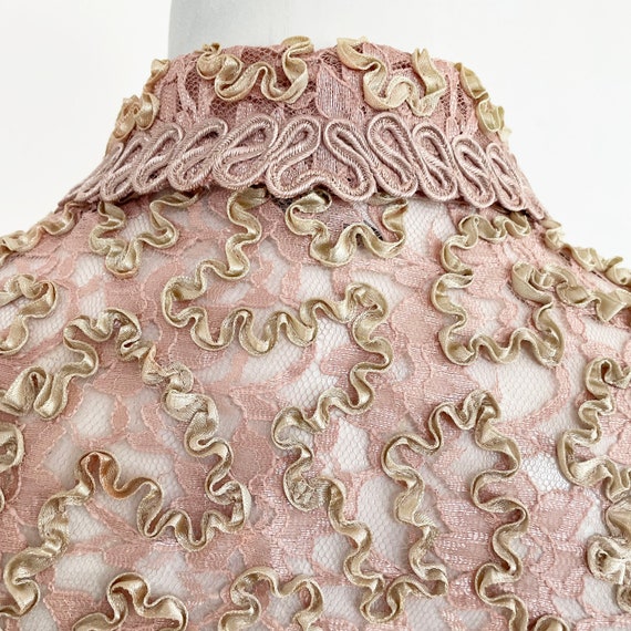 Vintage Battenburg lace blouse. Beautiful Intrica… - image 7