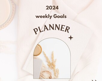 2024 Weekly Goals Planner
