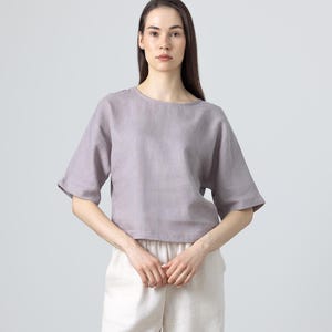 Linen Tops For Women Molly | Female Crop Top