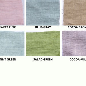 Linen Fabric Samples
