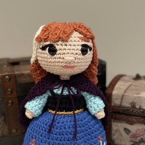 Crochet / Anna doll / handmade / Amigurumi / Frozen