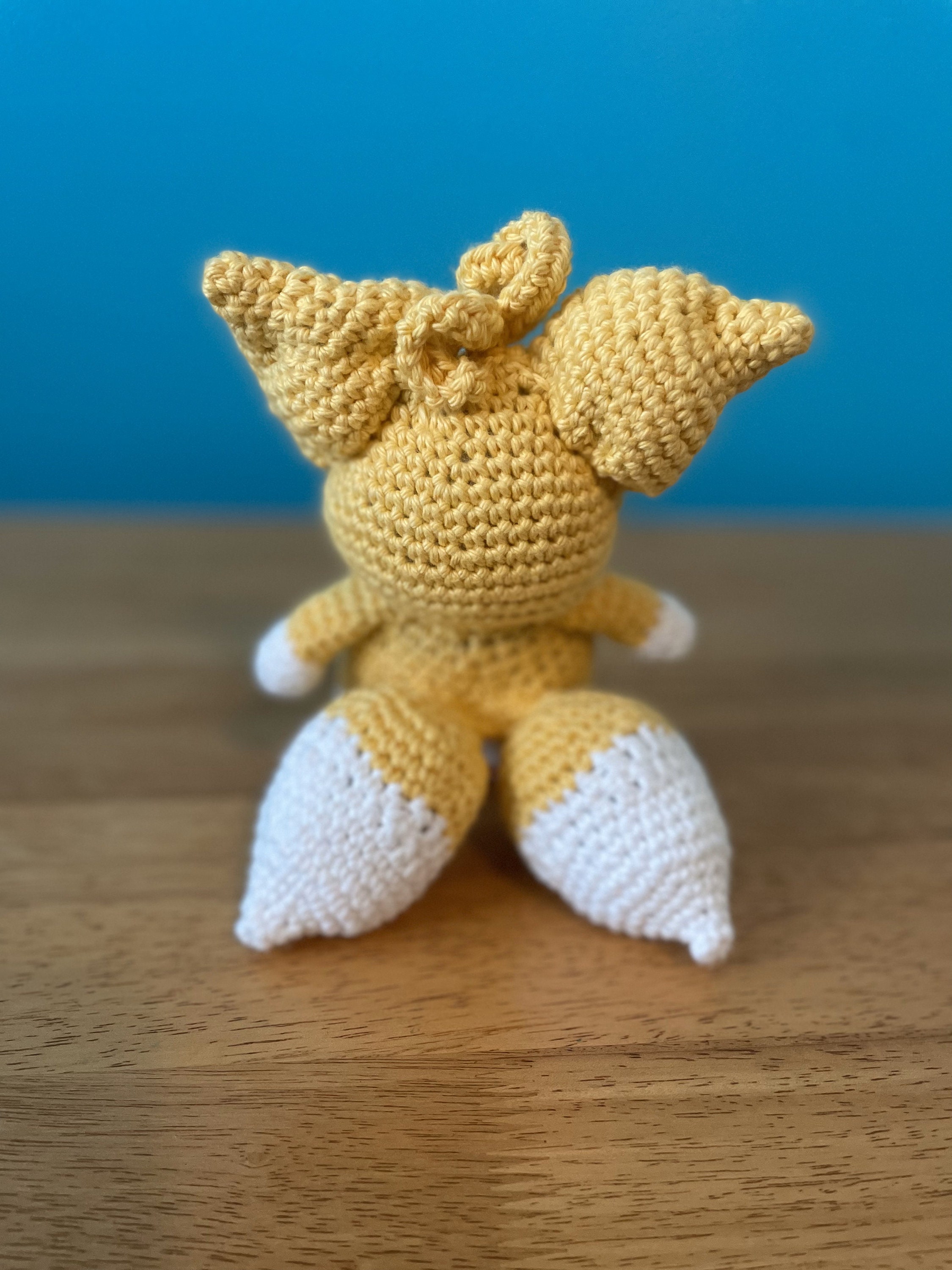 Crochet / Amigurumi / Sonic / Handmade / Tails - Etsy