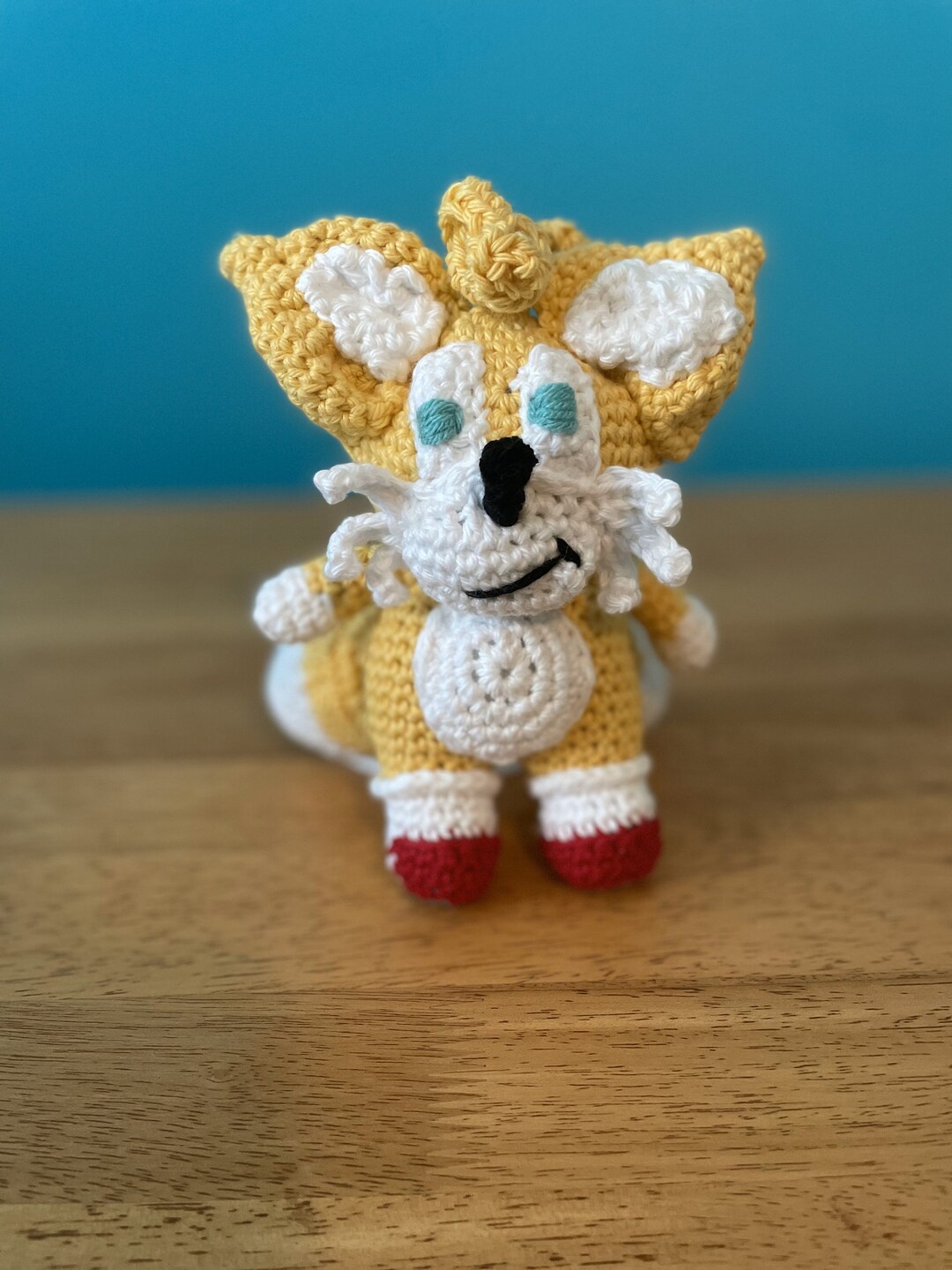 Crochet / Amigurumi / Sonic / Handmade / Tails - Etsy