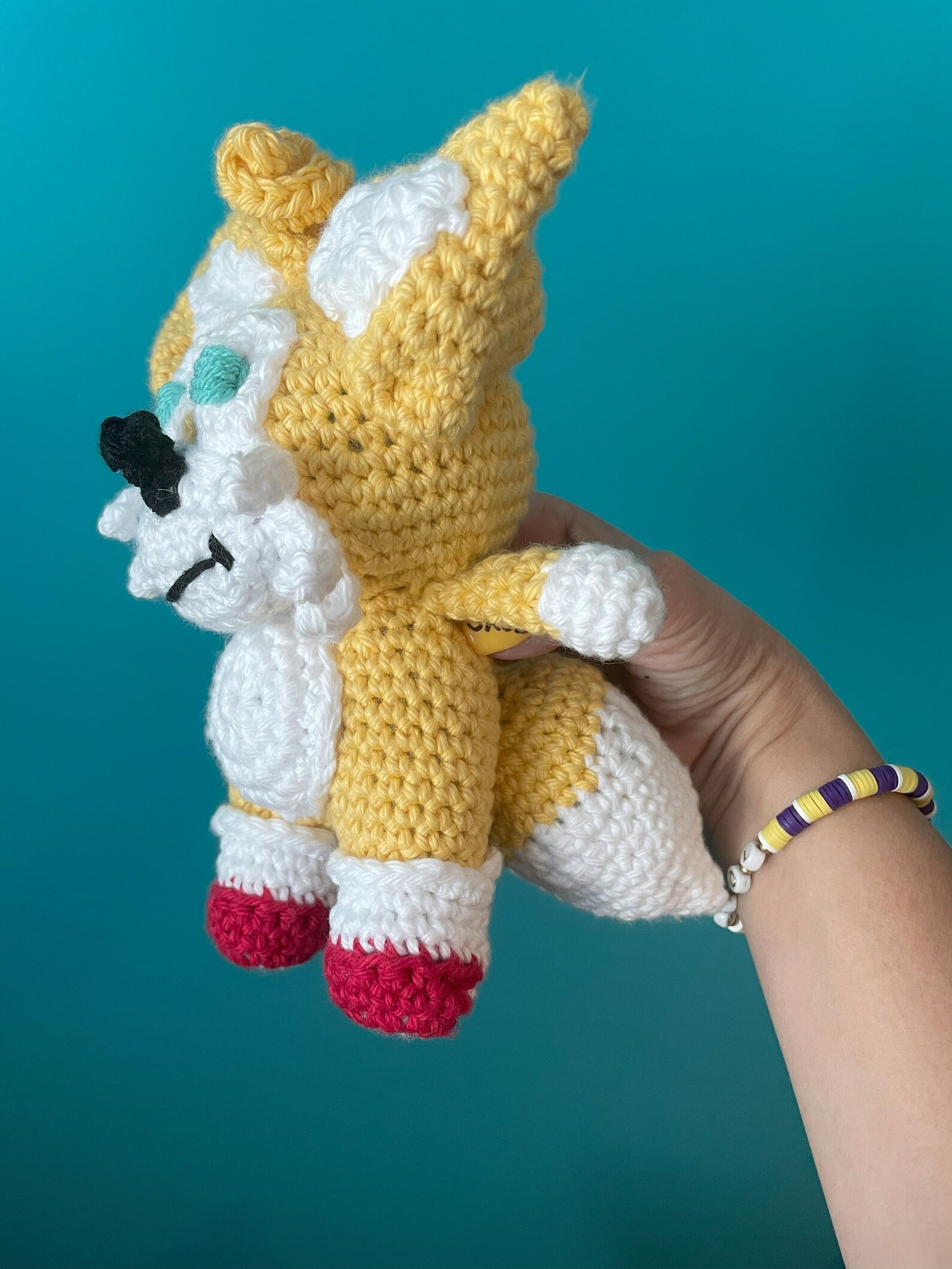 Crochet / Amigurumi / Sonic / Handmade / Tails - Etsy