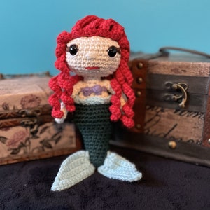Crochet / Little Mermaid / Amigurumi doll / Princess Ariel /Disney Princess