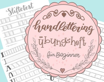 Hand lettering exercises brush lettering templates for beginners