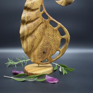 Modern Abstract 3d Wood Sculpture Décor Art Natural Wood