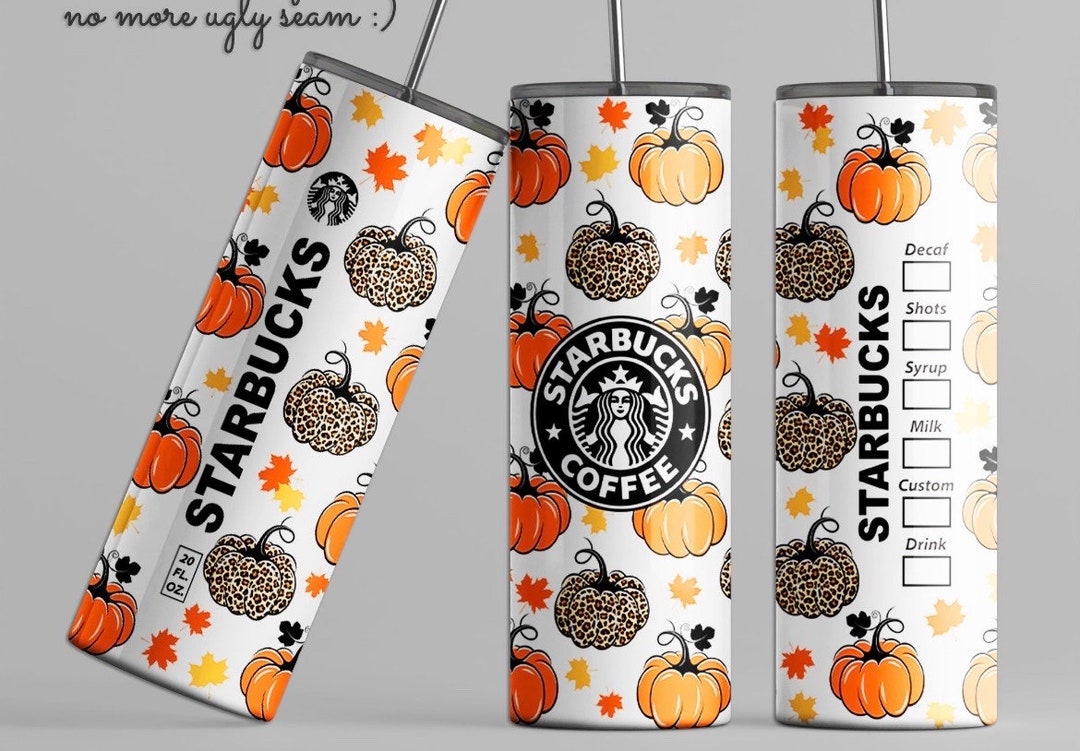 Starbucks Fall Tumbler Etsy
