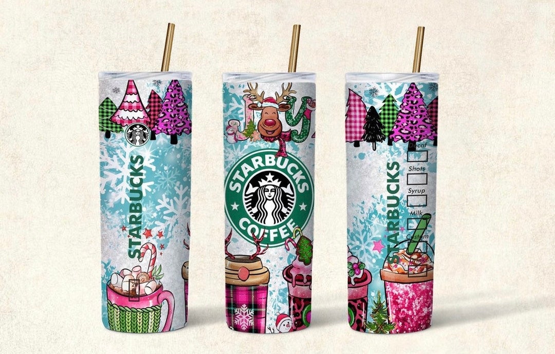 Starbucks Christmas Tumbler Etsy
