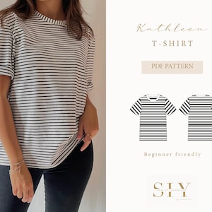 Kathleen T-Shirt | digital sewing pattern | XS - XL | unisex