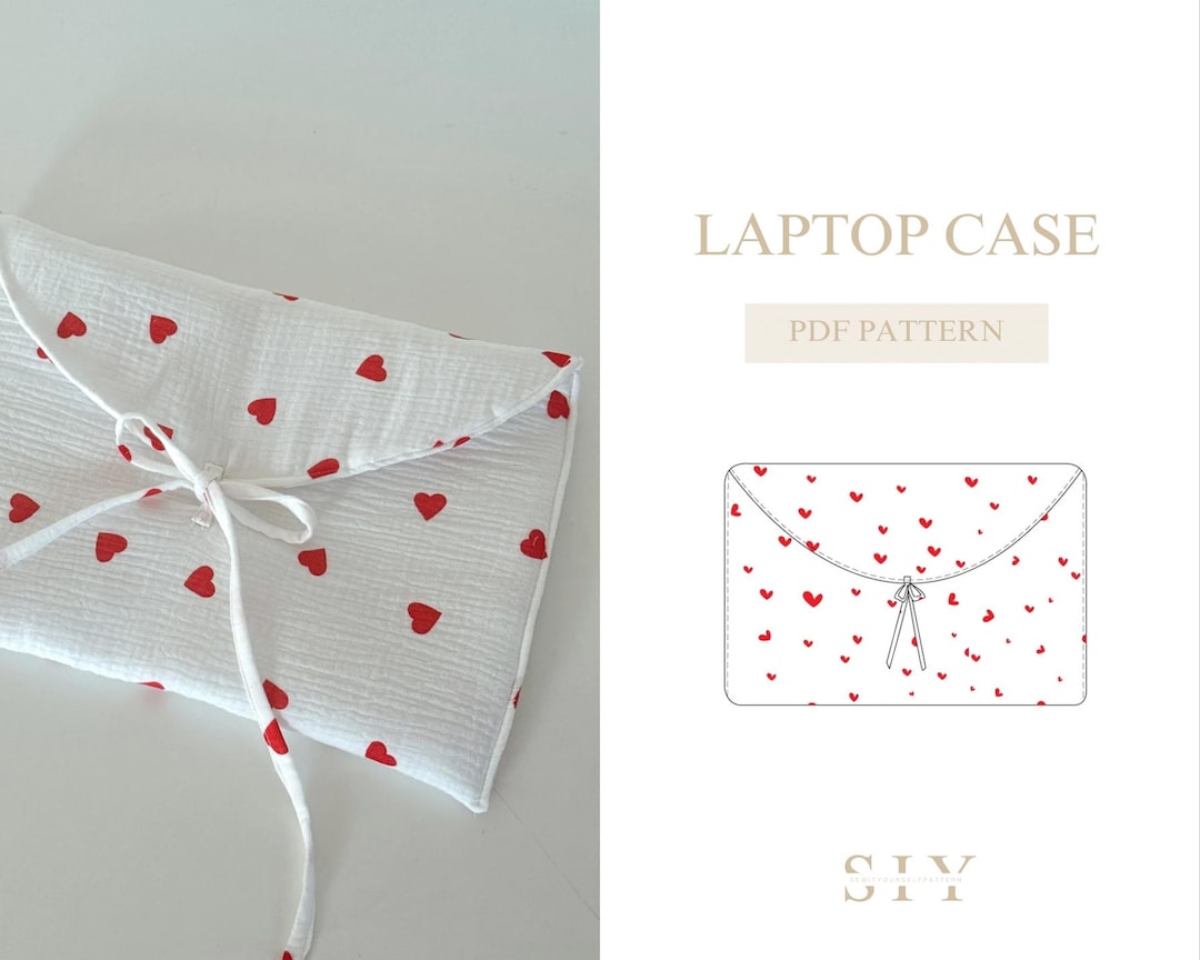 Laptop Case | Digital Sewing Pattern | 12 - 16zoll Laptop | - Etsy