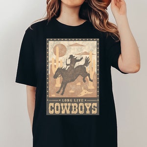Long Live Cowboys Graphic Top