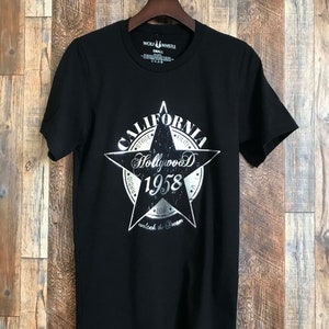 Florete Star California, carta, camiseta unisex, cuello de tripulación