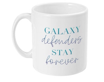 Galaxy Defenders stay forever mug. Mcfly fans Danny Jones Tom fletcher harry judd dougie poynter