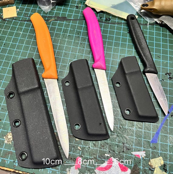 Ambidextrous Kydex Sheath for Victorinox Paring Knives for 6-8-10