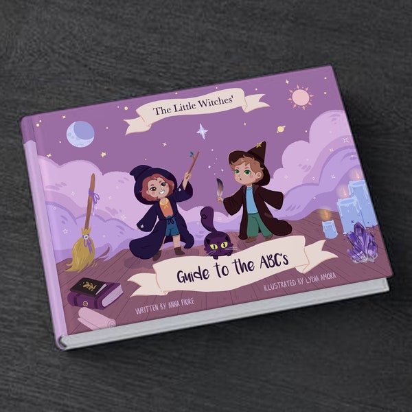 The Little Witches Guide to the ABCs / Witchy Kids / Pagan Book / Witchcraft Book for children / Pagan picture book / baby witch / indie
