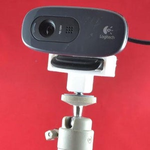 Support de trépied pour webcam Logitech C270 | Configuration facile pour l'enregistrement et la diffusion en direct | Support de caméra sécurisé et réglable