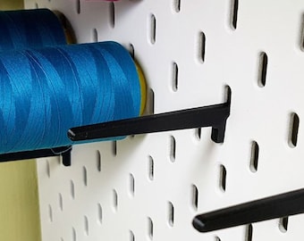 Spool Holders for IKEA SKÅDIS - Organize Your Craft Supplies