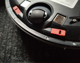 セルブロック ボディスキャン CLIFF SENSOR Cover Fits Roborock S7 and Q7MAX - Black Carpet