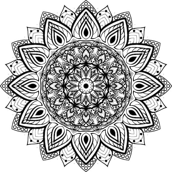 Relaxation Color By Number - Anti Anxiety Coloring Book For Adults Black  Background: Relaxing Easy Designs for Stress Relief