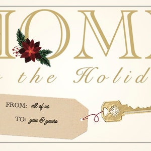 Home For The Holidays - Postal de cliente para agentes inmobiliarios