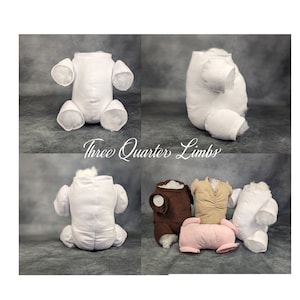 Reborn Doll Doe Suede Body - 3/4 Arms and 3/4 Legs *Various Sizes and Colours*