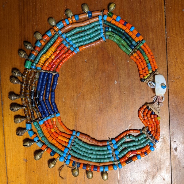 Vintage Genuine Nagaland Beaded Necklace