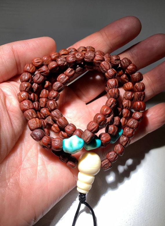 108 Beads Handmade Bodhi Beads Tibetan Amulet Neck