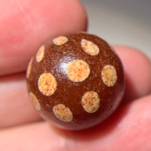 Dzi Bead &quot; Full Star &quot; Amulet Pendant 19.5mm