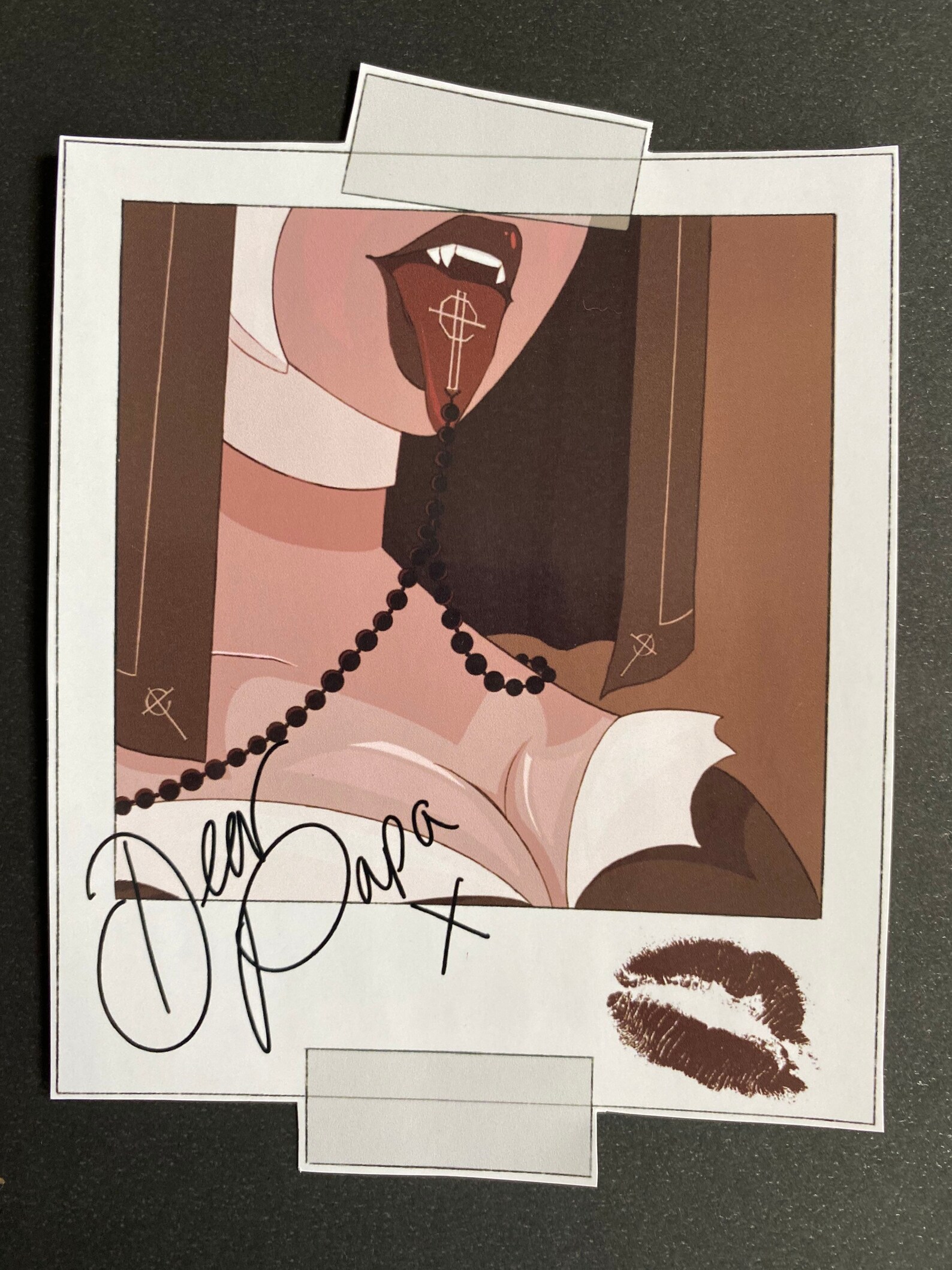 Papa Issues sister of Sin Satanic Nun Sticker - Etsy