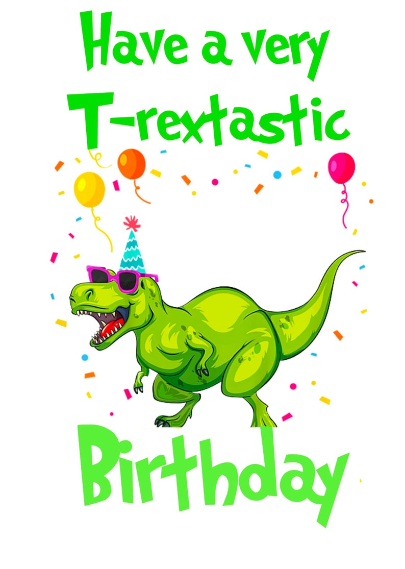 Fun Children Printable Birthday Card Birthday Card for Kids - Etsy
