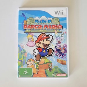 Super Paper Mario Wii Game PAL Region (for Europe and Oceania) Complete with Manual