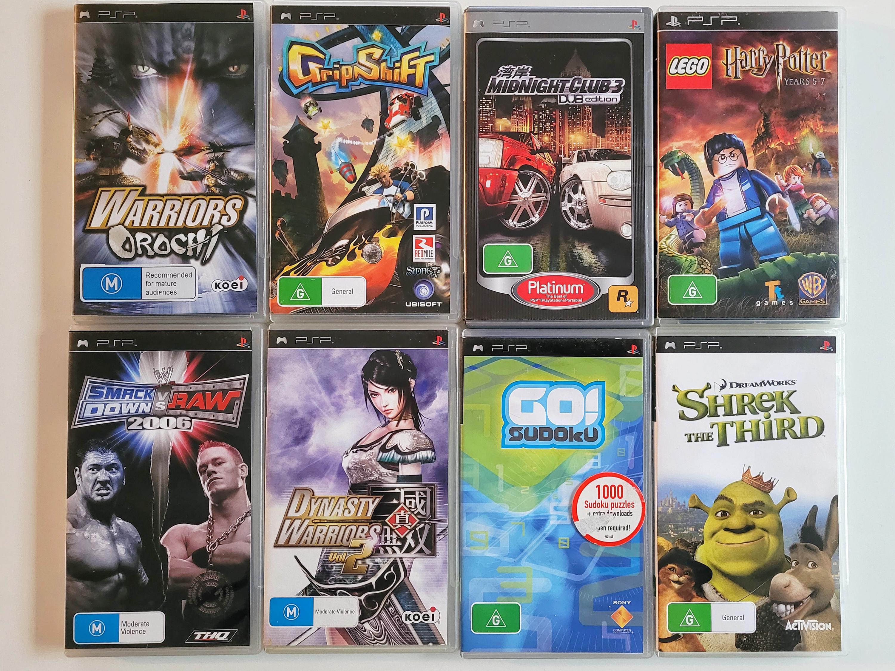 Sony Playstation Portable PSP Region Free Selection - Etsy