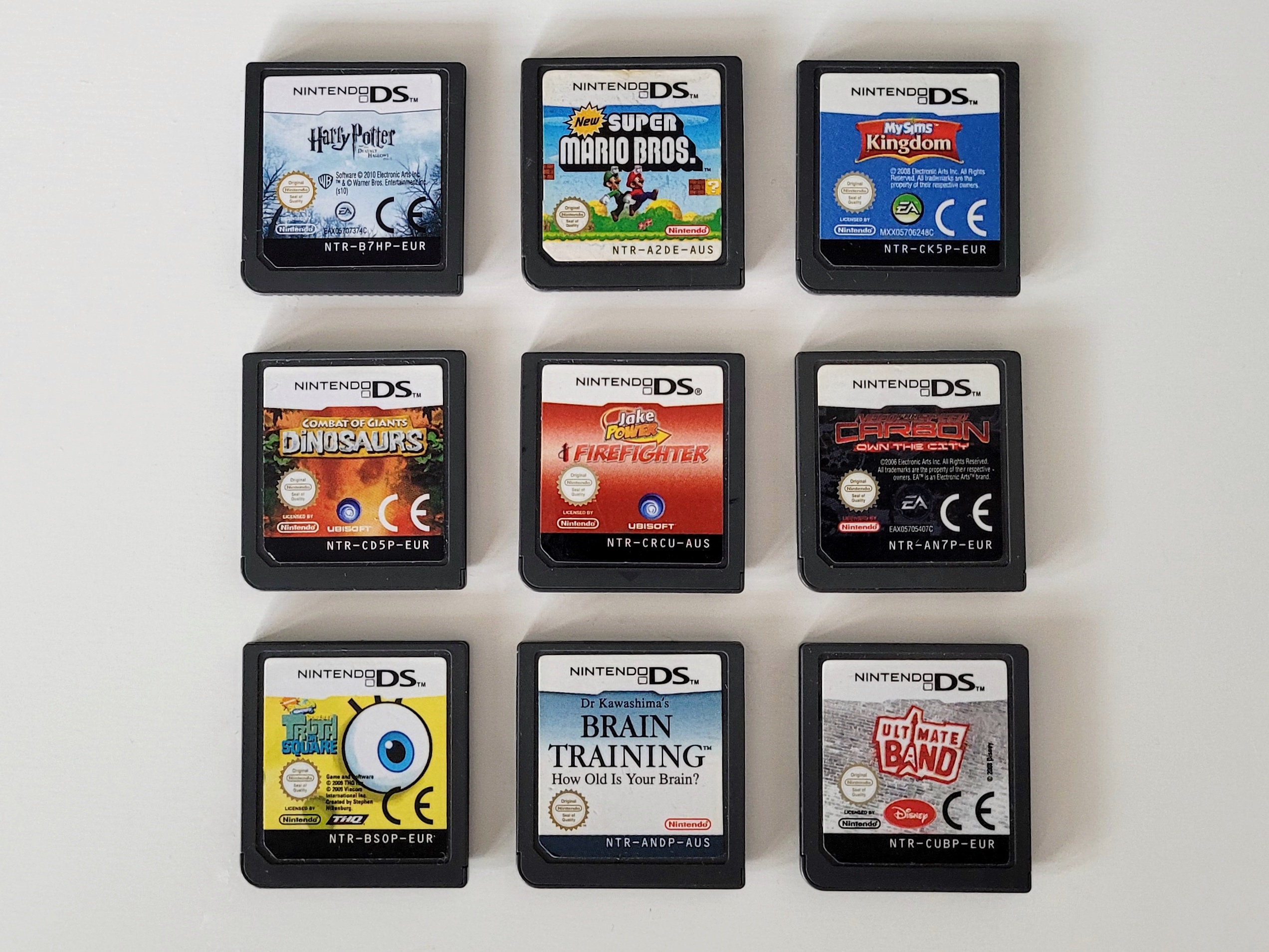 Genuine Nintendo DS dsi Lite 3DS Game Cards Free - Etsy