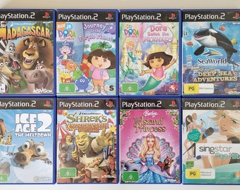 Playstation 2 Kids Children Games PAL Region (for Europe and Oceania)