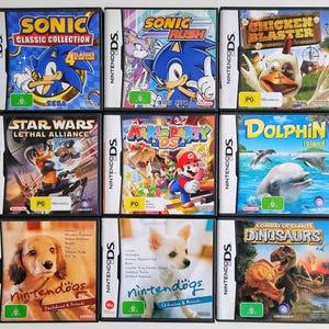 Genuine Nintendo DS (DSi Lite 3DS) Games - Region Free - Complete with Instruction Booklets