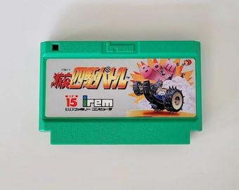 Gekitotsu Yonku Battle (4WD Battle Clash) Irem NES Genuine Famicom Cartridge Japan