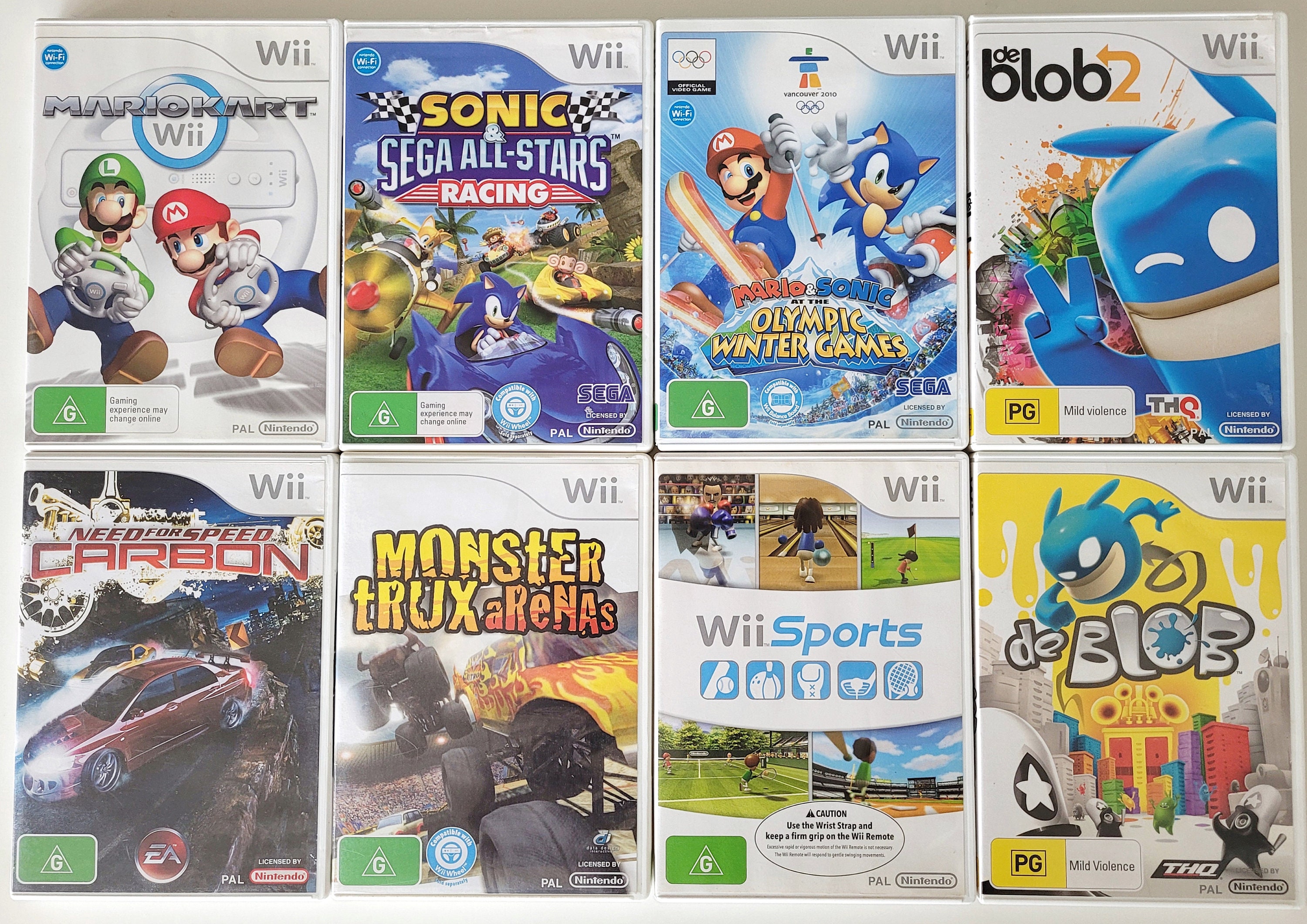 Juegos originales de Nintendo Wii Región PAL para Europa y Oceanía  completos con manuales -  España