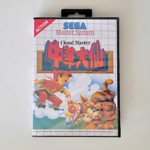 Cloud Master Genuine Sega Master System Cartridge with New Case Region Free